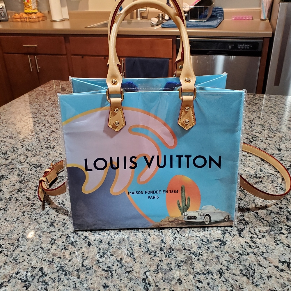 Novelty Shopping Tote, LV × ALEX ISRAEL
